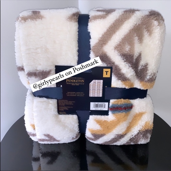 Pendleton Blanket Sherpa Fleece NEW